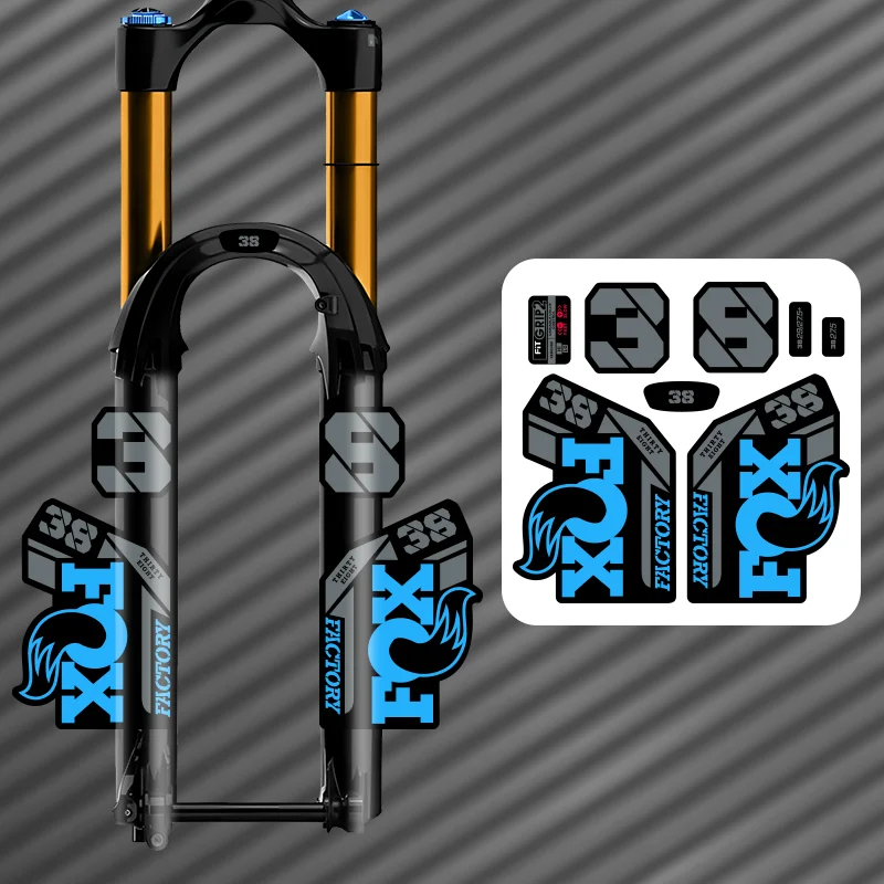 ENDURO Vorderradgabel Aufkleber für MTB Fahrrad Qualität Fahrrad Aufkleber DIY AM DH Gabeln Aufkleber Wasserdichte Schutzfolie