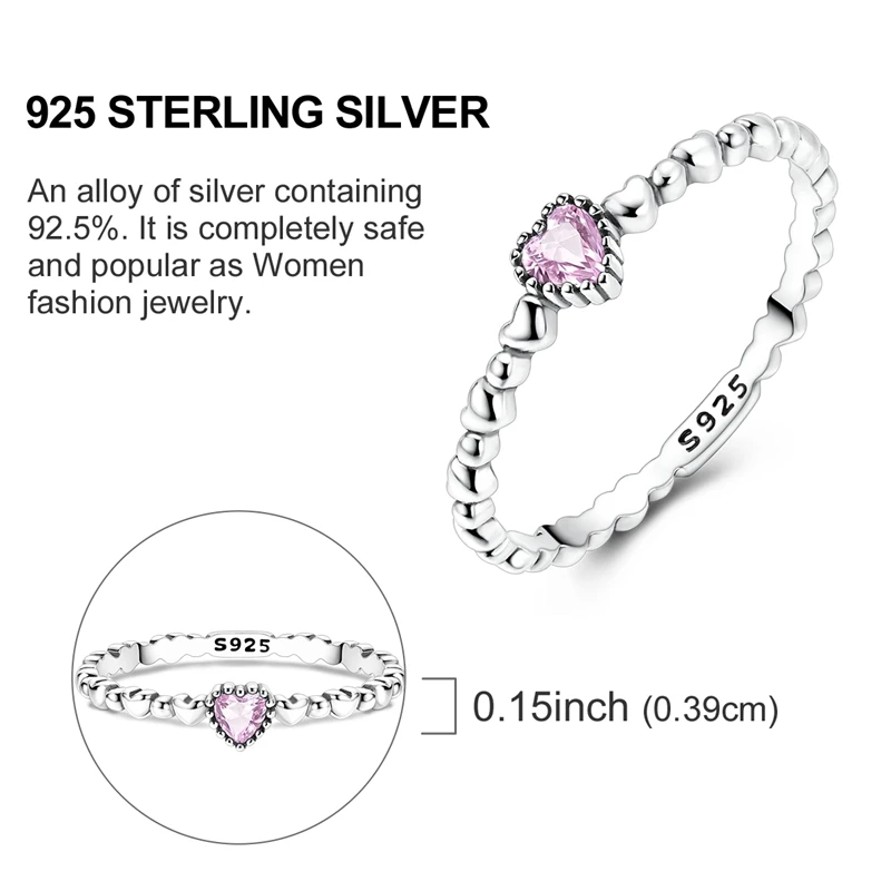Ringe aus 925er-Sterlingsilber, funkelnde Sternennacht, Herz, Glühwürmchen, Vintage-Ringe für Frauen, Hochzeit, Verlobung, Geburtstag, Schmuck, Geschenk – Detail 9