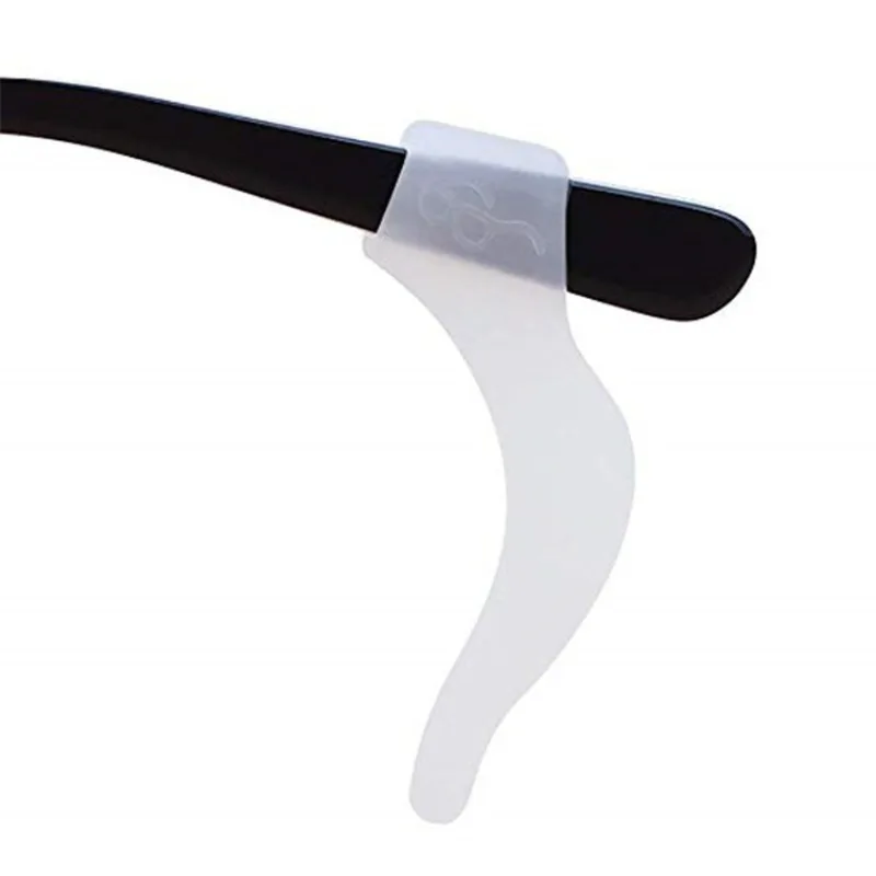 2pairs Silicone Anti-slip Ear Hooks Women Men Antiskid Glasses Leg Ear Sleeve Clear Anti-fall Eyewear Holder Accessories