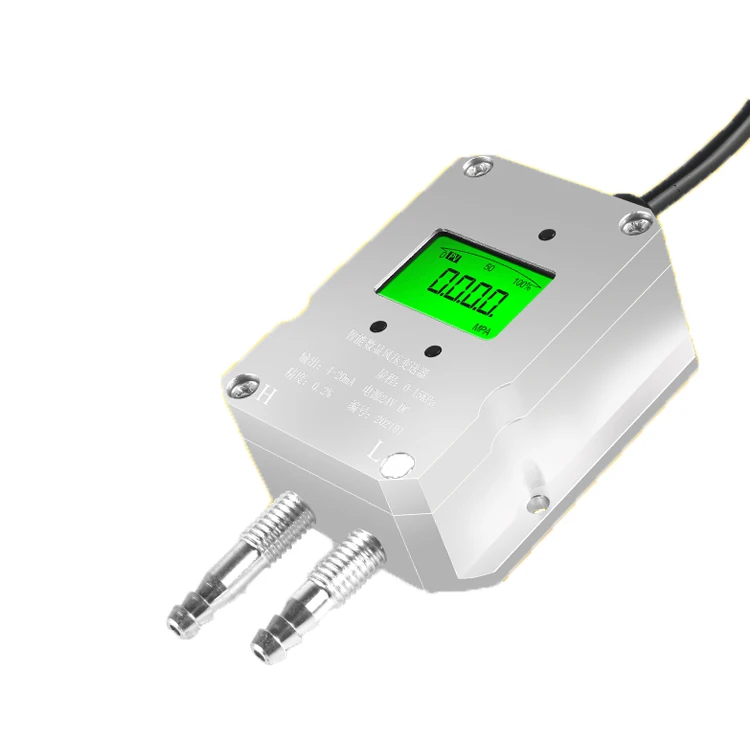 0Pa~200Pa...100kPa air Flow Duct Wind Oem Amplified Micro Differential Pressure Transmitter Sensor Modbus