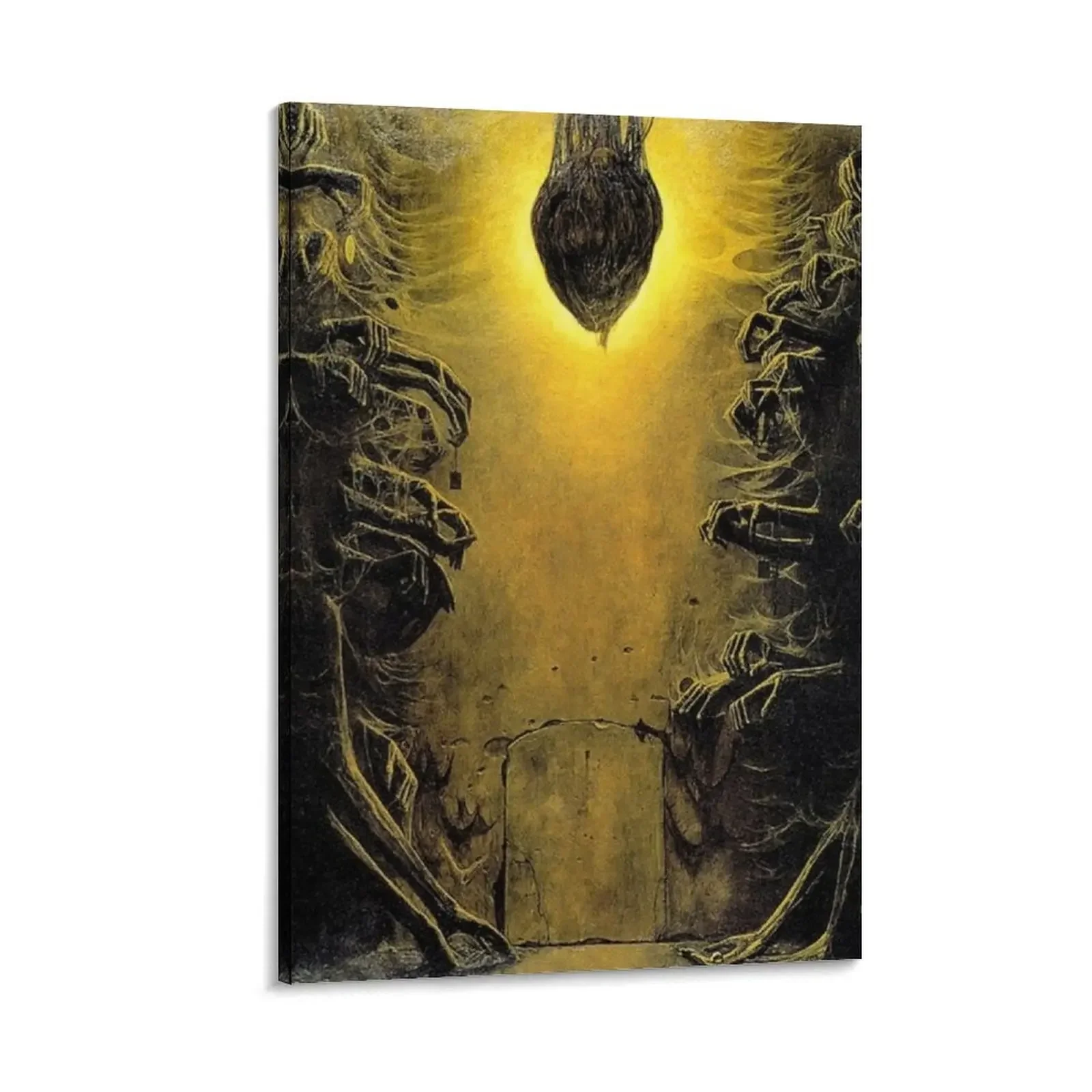 

Untitled, by Zdzisaw Beksiński Canvas Painting home and decoration home decors accessories room decor Picture on the wall