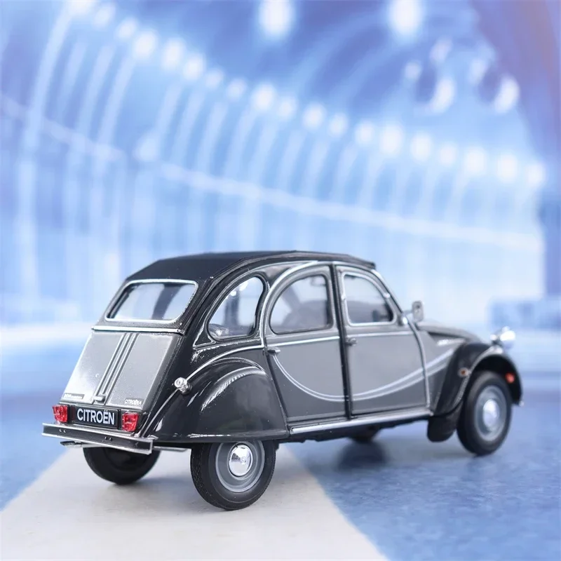 WELLY 1:24 Citroen 2CV 6 Charleston Vintage car Simulation Diecast Car Metal Alloy Model Car kids toys collection gifts B593