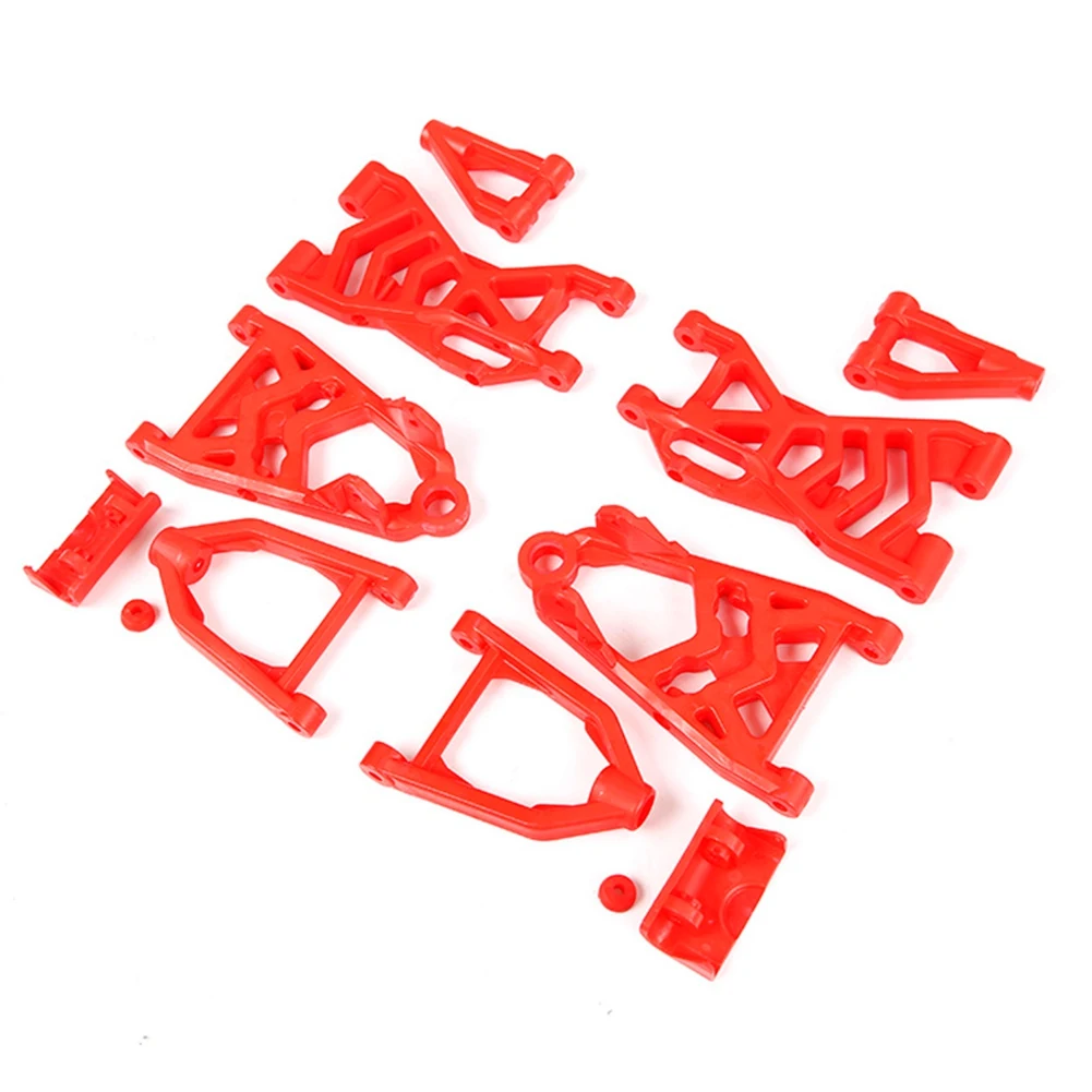 Nylonowy zestaw przedniego i tylnego wahacza o wysokiej wytrzymałości do 1/5 ROVAN BAJA KM 5B BAHA RC CAR Toys PARTS-czerwony