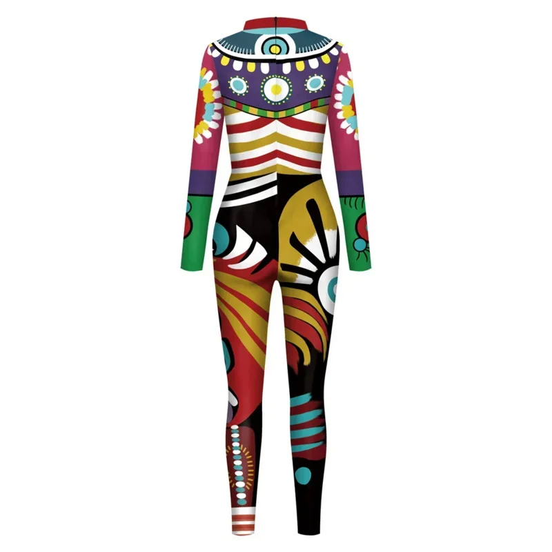 FCCEXIO انمي ياباني طباعة تأثيري حلي الهندسة نمط المرأة بذلة ارتداءها الكبار كرنفال ملابس الحفلات وزرة Wom