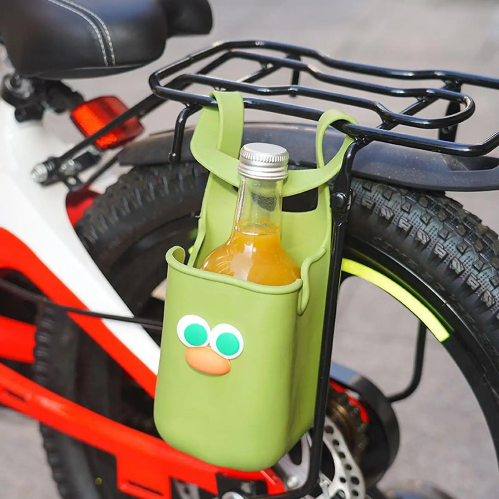 Stroller Cup Holder Attachment Silicone Wheelchair Drink Holder Beverage Stand Bike Accessories For Key Phone Holder Travel