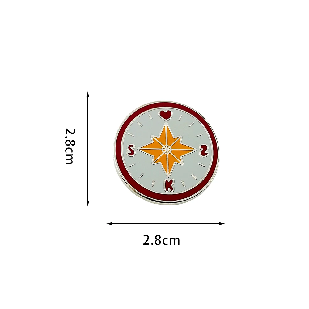 SKZ-Compass Emaille-Anstecker K-Pop Abzeichen Koreanische Band-Peripherie Brosche Musik-Schmuck Fan-Geschenk Sammlerstück Souvenir Neuheit Dekorativ – Detail 2
