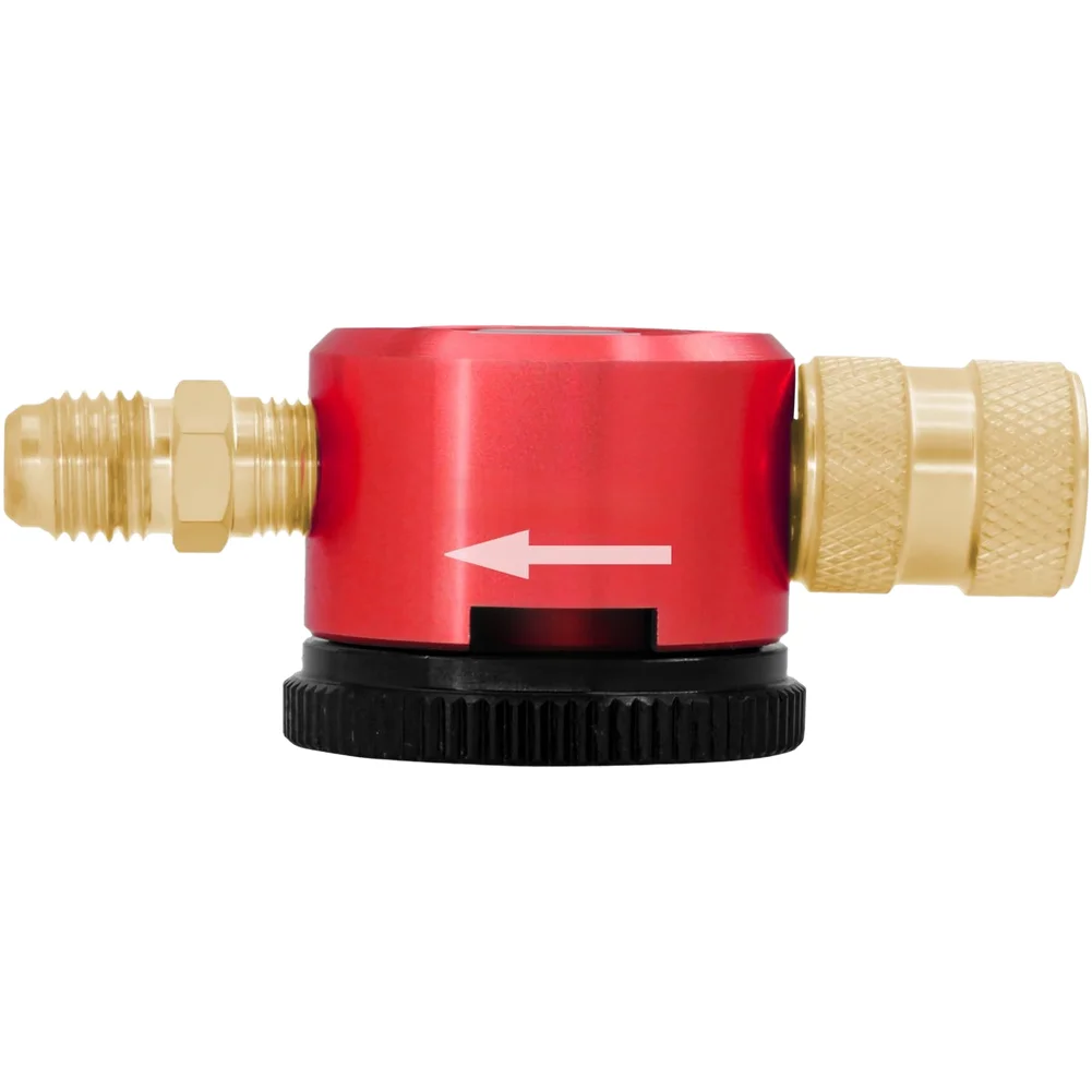 Brass Nitrogen Purge Tool Welding Control Valve Adjustable Gears 1/4 Inch For HVAC Swaging Regulator Flow Pressure Testing Equip