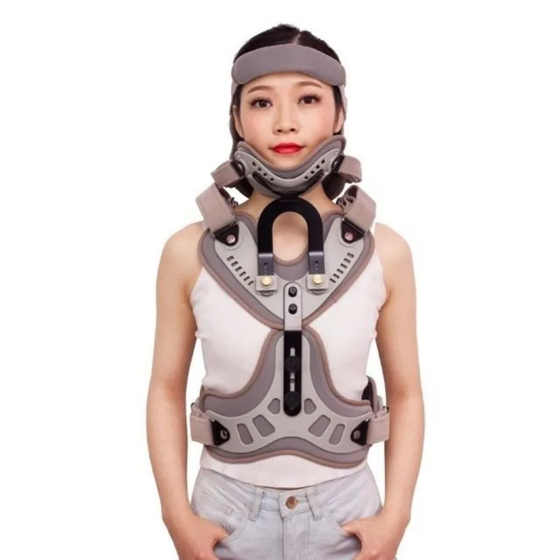 

Reversible cervical-thoracic fixation brace, support for postoperative rehabilitation