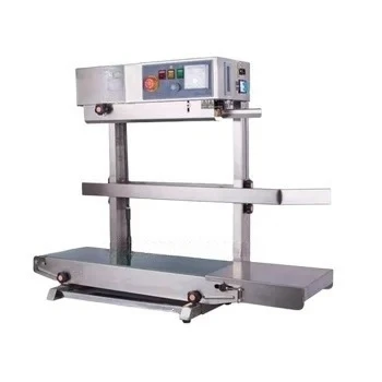 High Quality Vertical Bag Type Food Pet Feed Continuous Plastic Film Bag Zipper Automatic Sealing Machine