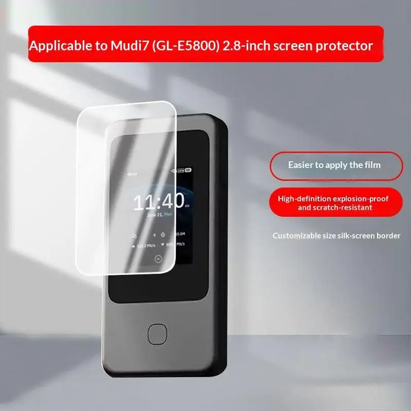 2/3Pcs Tempered Glass Screen Protector For GL.iNet Mudi 7 GL-E5800 -band Wi-Fi 7 Travel Router 2.8