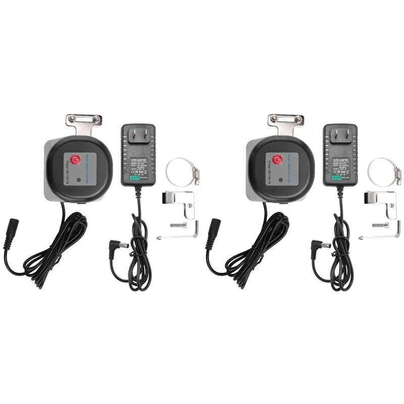 【HAPPY】2X Tuya Smart Zigbee 3.0 Water Valve Gas Valve Mechanical Valve Switch Bluetooth Valve Control (US Plug)