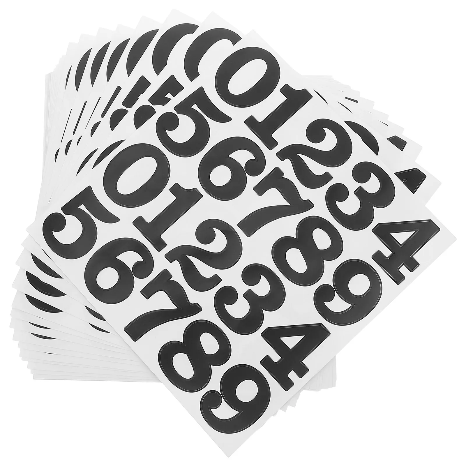 

25Pcs Vinyl Self Adhesive Number Stickers Waterproof High Visibility for Office Home Classroom Organizer Filing System Index