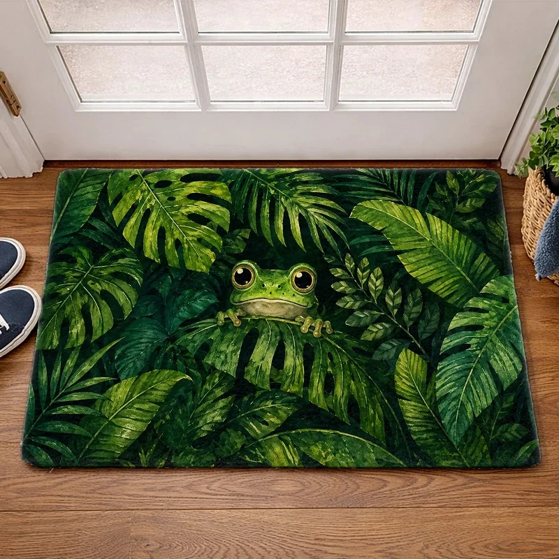 Deep Blue Rose And Lily Area Rug Vintage Floral Bouquet Design Indoor Mat For Bedroom Living Room Entrance Decoration