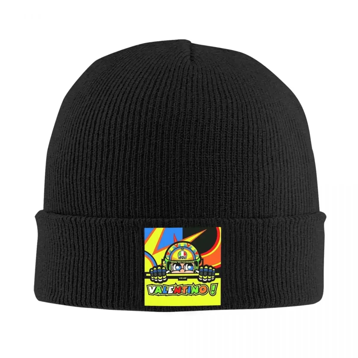 Motorcycle Racing Hat Autumn Winter Beanie Warm Rossi Cap Female Male Skullcap