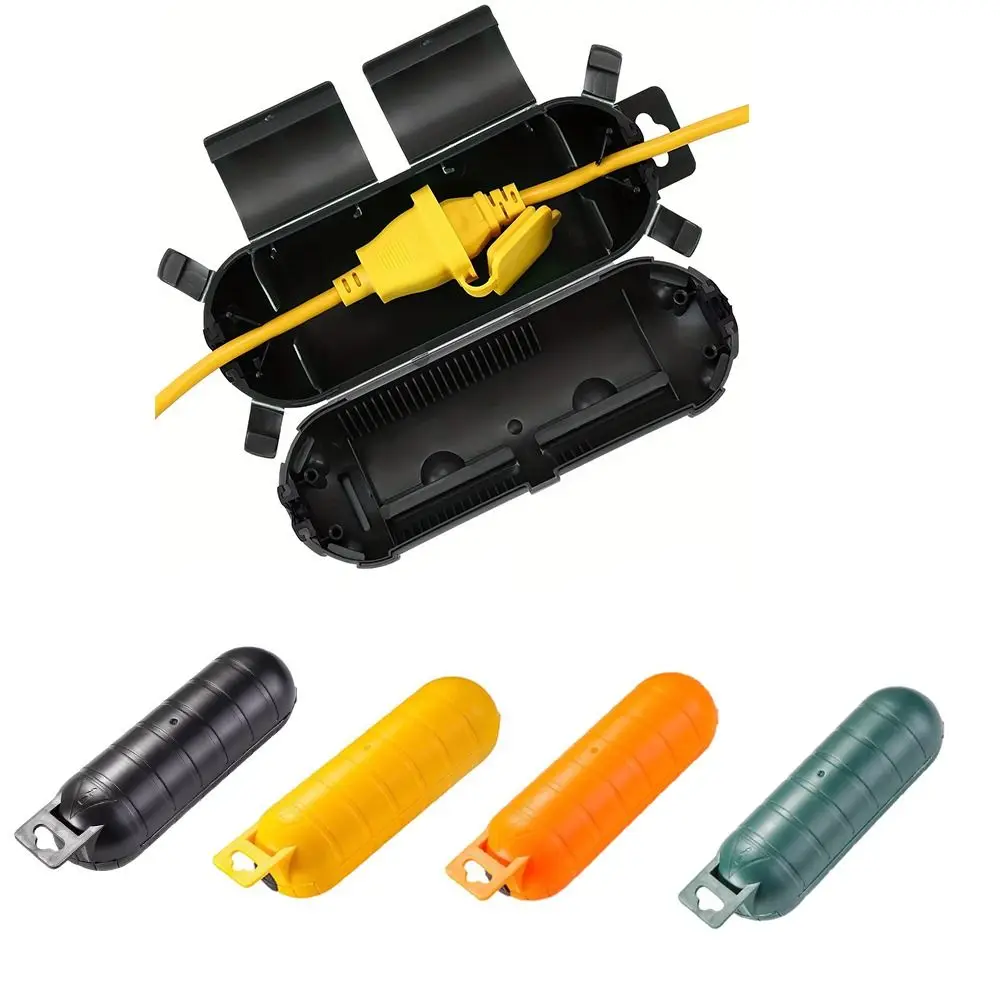 Waterproof Junction Box Extension Cord Weather Proof Electrical Connection Box ABS Rainproof Electrical Box Plug Connector