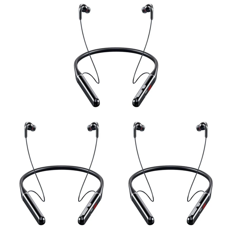 

New 3X S650 100 Hours Bluetooth Earphones Stereo Wireless Bluetooth Headphones Neckband Headset