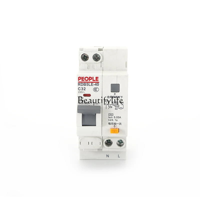 Small Leakage Circuit Breaker RDB5LE-40 Household 2P Narrow Rdx30le