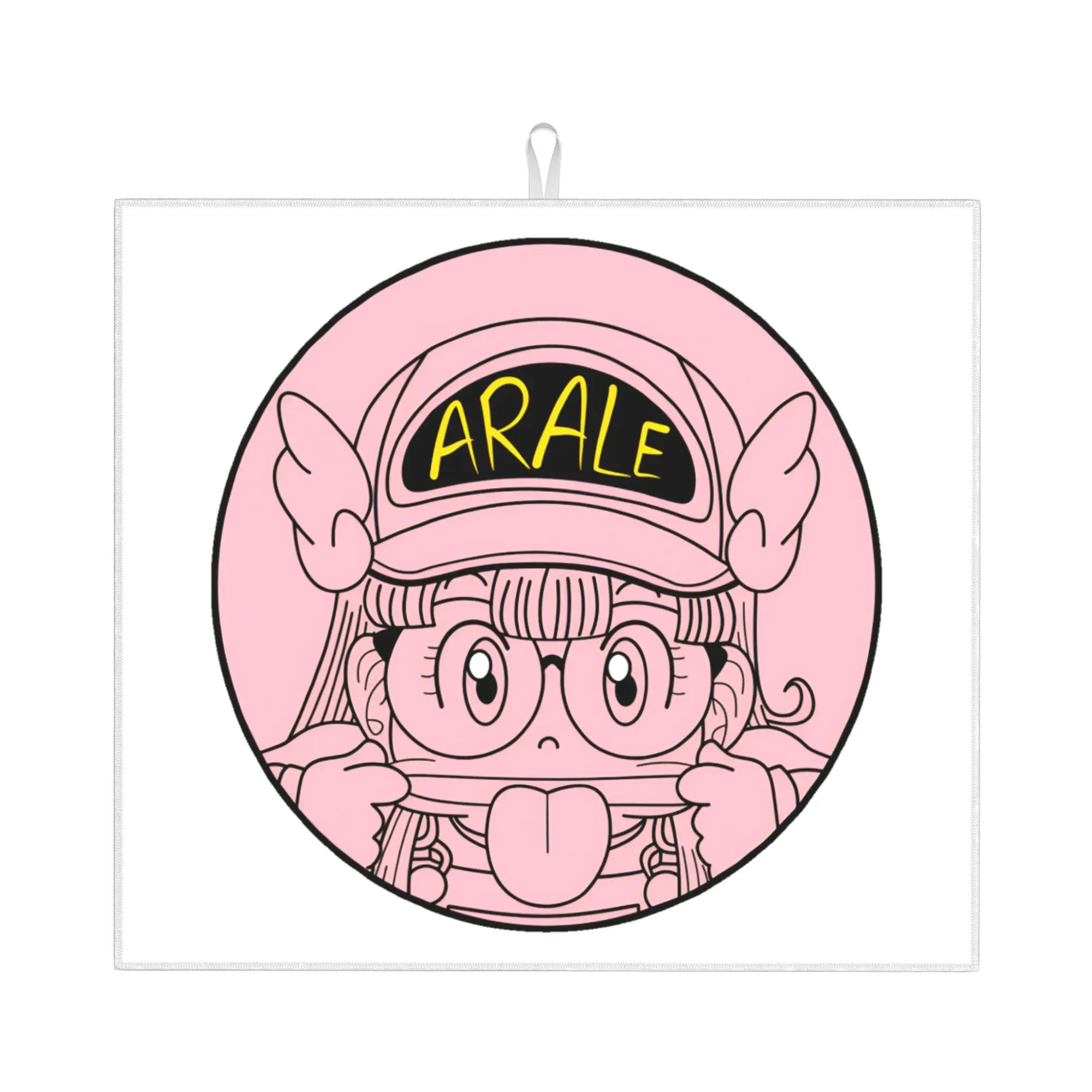Drying Mat For Kitchen Arale Norimakis Japanese Dr Slump Barware Tableware Oil Proof Reusable  Washable Kitchen Sink Drying Pad