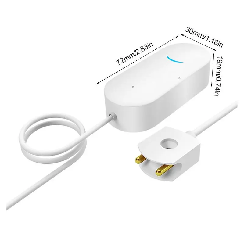 Water Leak Detector Tuya App Free Remote Monitoring Flood Detector Water Leak Notification App Flood Alert Overflow Security