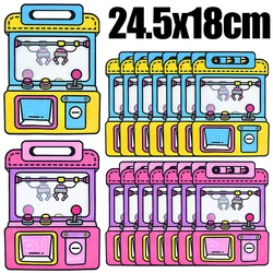 20/5PCS Plastic Cartoon Candy Gift Bags Snack Cookie Self-Sealing Packaging Pouch Kids Birthday Party Favors for Guests Wedding