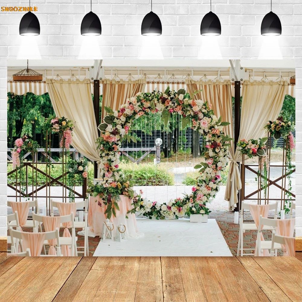 Pano de fundo para casamento, cena ao ar livre, suporte de flores, chá de panela, cerimônia de noivado, retrato de noiva, fundo de fotografia, decoração de parede