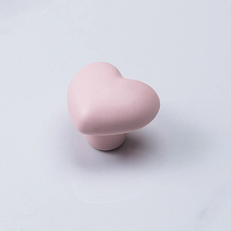 Heart Shape Cabinet Handles For Children's Room Cute Drawer Knobs Wardrobe Pulls Home Decor Furniture Handle Kitchen Accessories