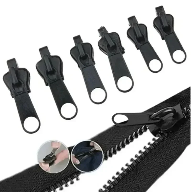 

Zipper Head Repair Replacement Zipper Slider Puller Instant Zipper Repair Kit Replacement for Broken Buckle Bag