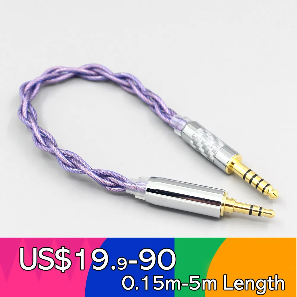 

Type2 1.8mm 140 cores litz 7N OCC Headphone Cable For 3.5m 2.5mm 4.4mm 6.5mm XLR To 4.4mm Male Ifi Zen Dac LN007898