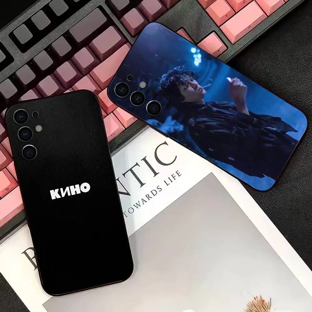 Russia Rock Band Viktor Tsoi Kino  Phone Case For Samsung Galaxy S26 25 24 23 Ultra Puls Cover