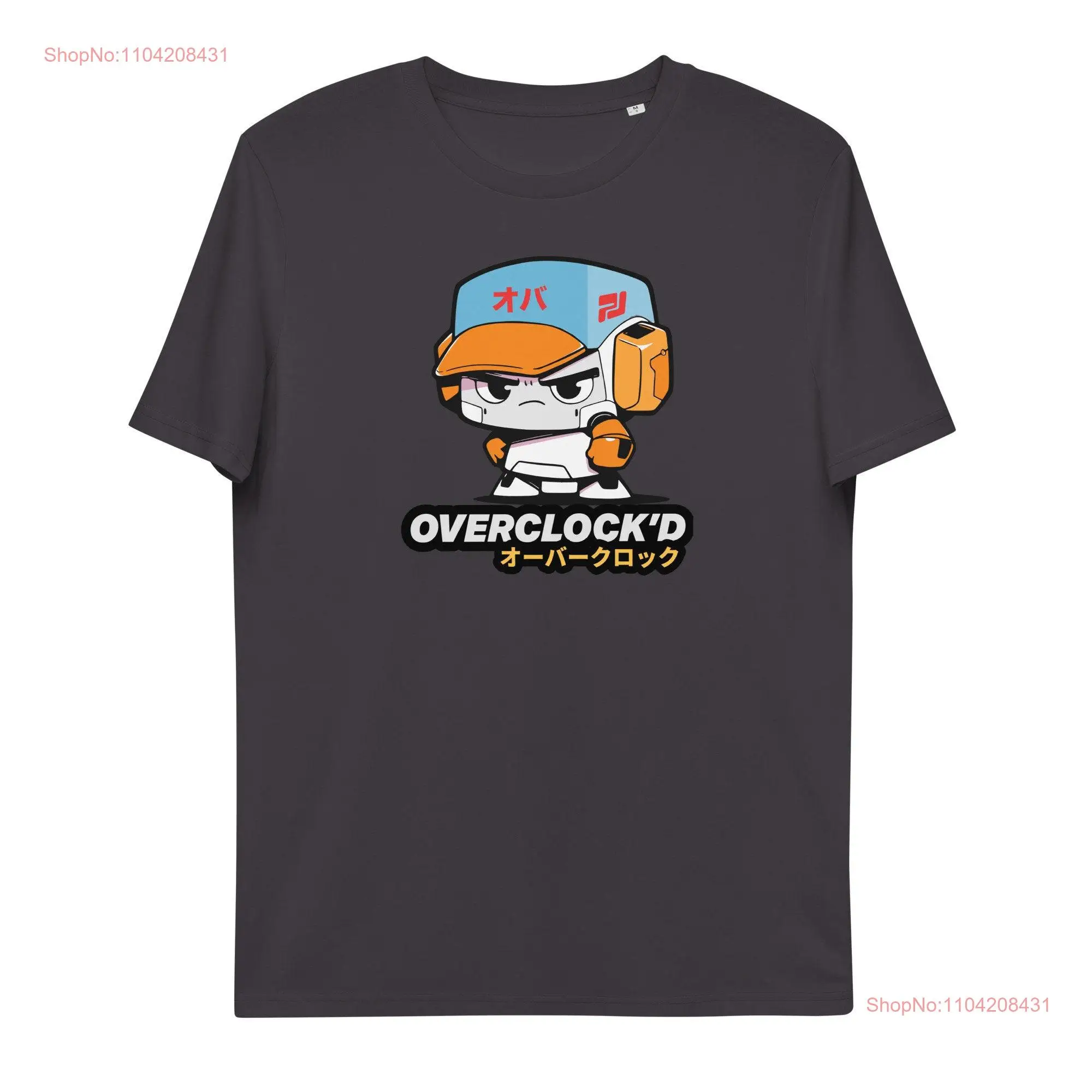 OVERCLOCKED Robot T Shirt Unleash Your Inner Machine long or short sleeves