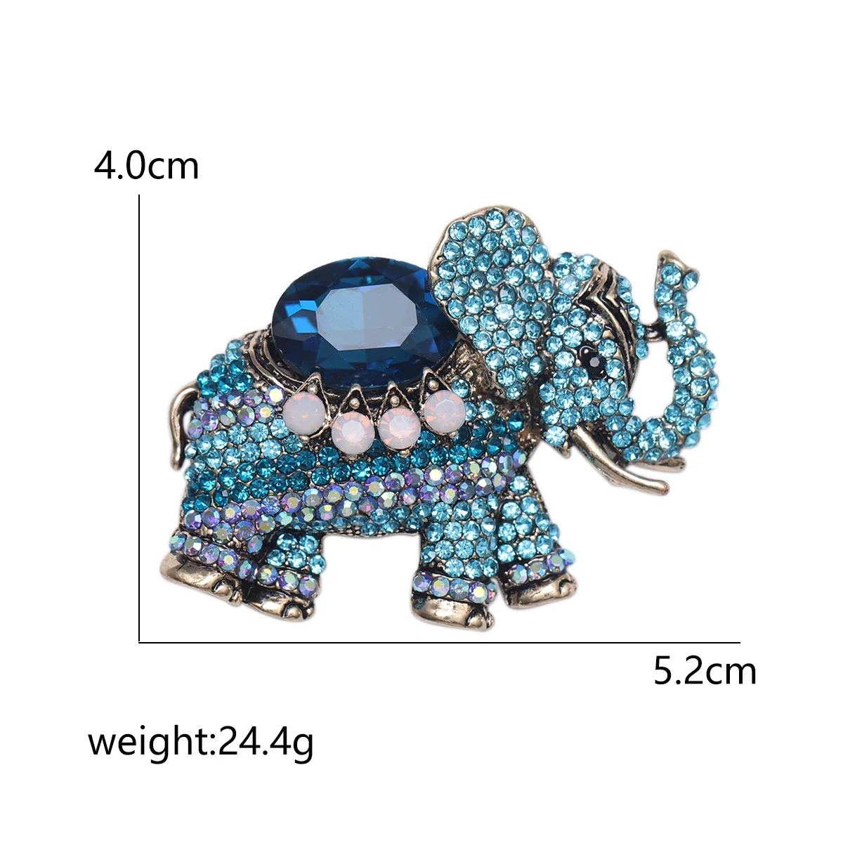 Nieuwe Strass Olifant Broches Voor Vrouwen Unisex Dieren Pinnen Evenement Feest Rugzak Decoratie Kleding Accessoires