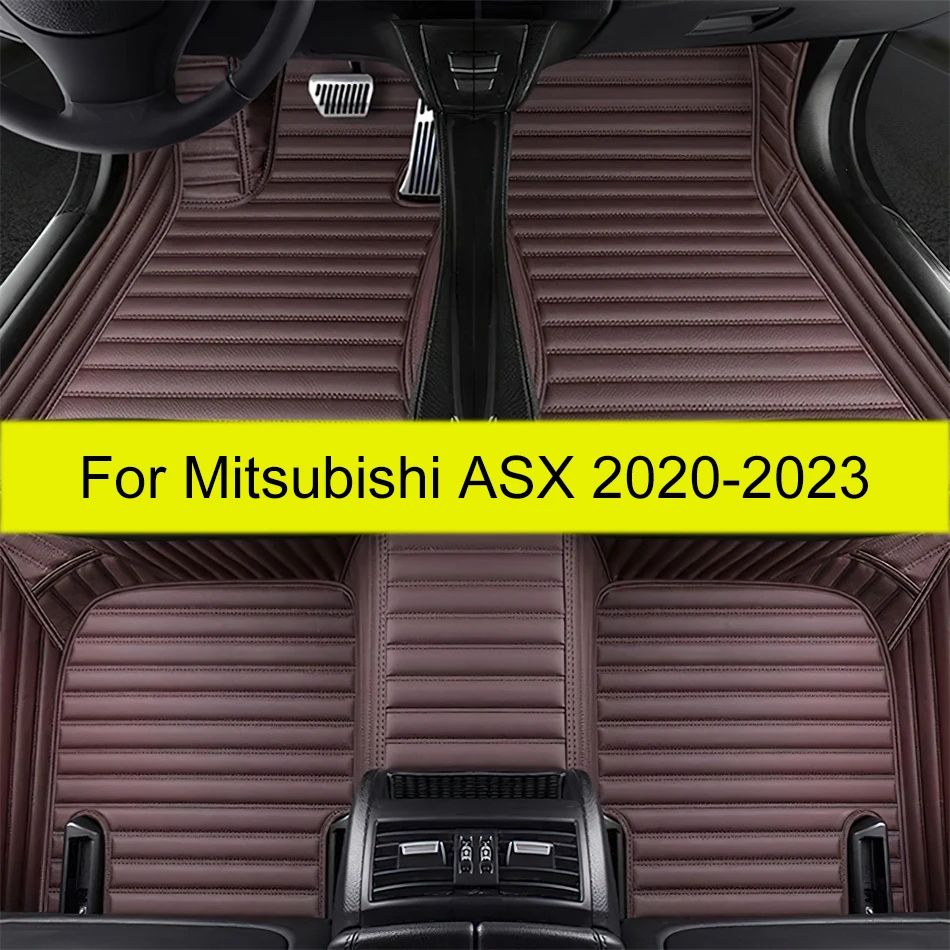 Alfombrillas de coche para Mitsubishi ASX 2020, 2021, 2022, 2023, almohadillas personalizadas para los pies del automóvil, cubierta de alfombra, accesorios interiores