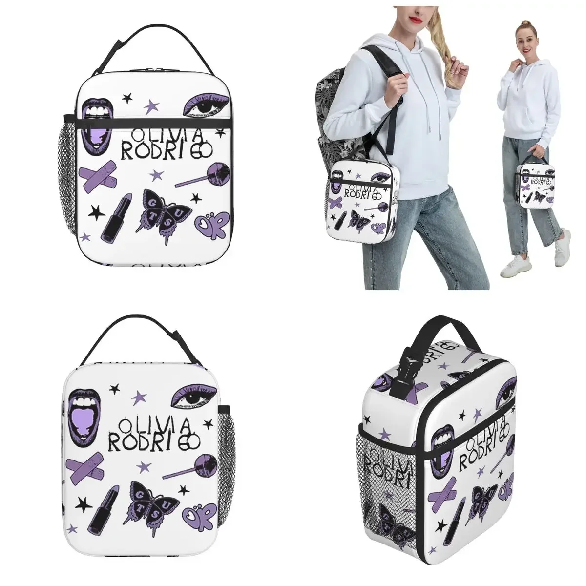 SOUR GUTS VAMPIRE Thermal Insulated Lunch Bags for Picnic Personaliesd Portable Bento Box Men Women Cooler Thermal Lunch Boxes