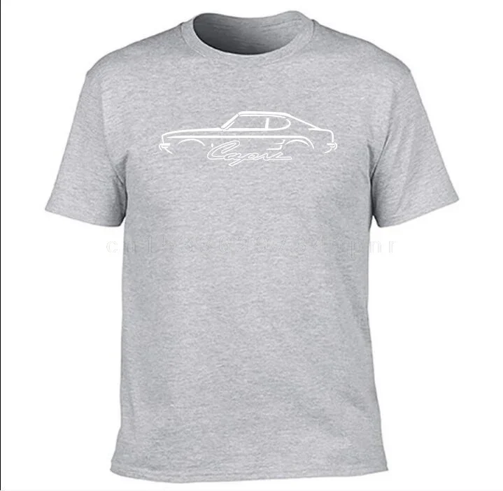 Ford CAPRI MK1 Inspired Classic Car Printed T-Shirt 2024 New High Quality Fashion Trend 100% Cotton