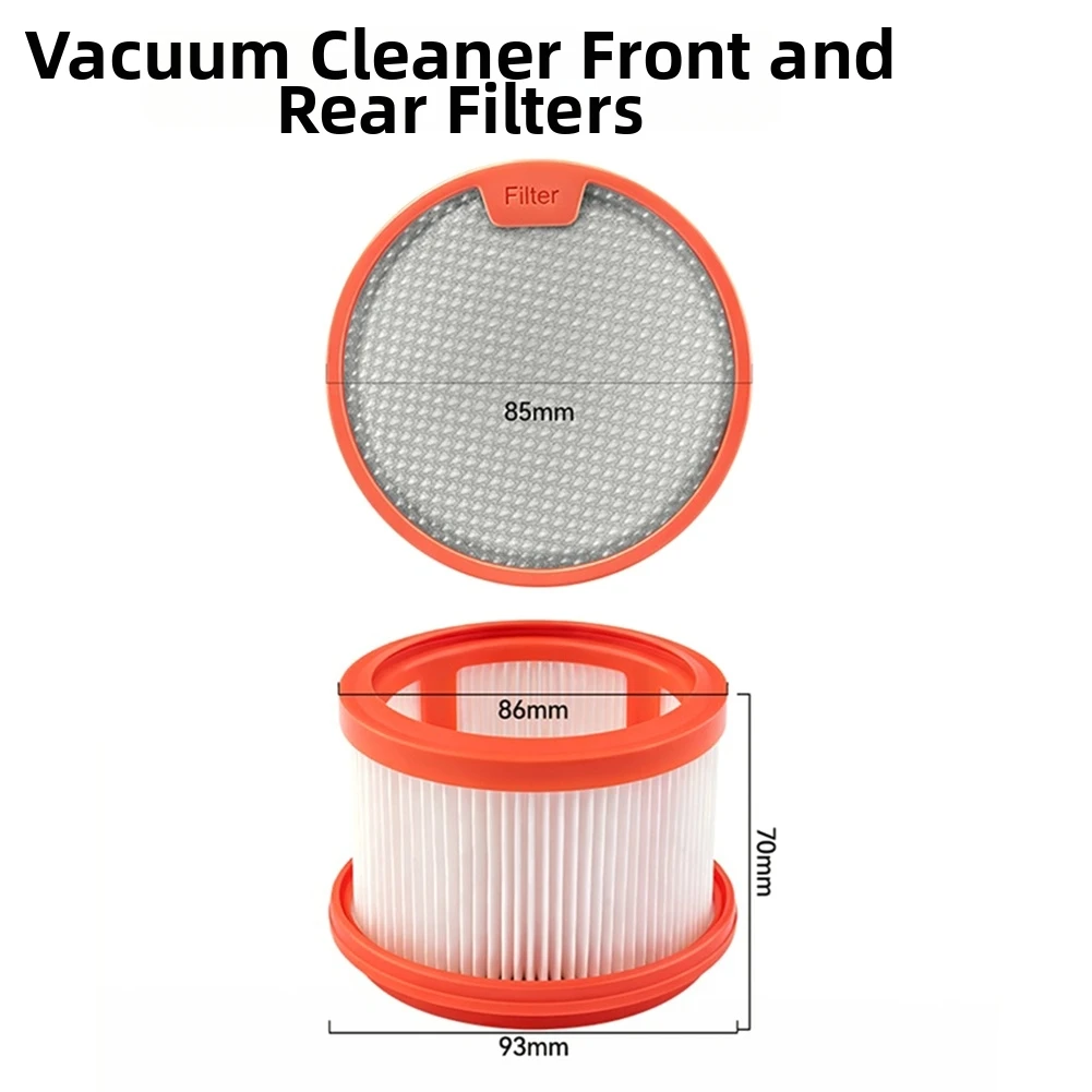2/4/6set High-Quality Washable Filters For Xiaomi For Mijia G9G10 Vacuum Cleaner Household Cleaning Appliance Accessories