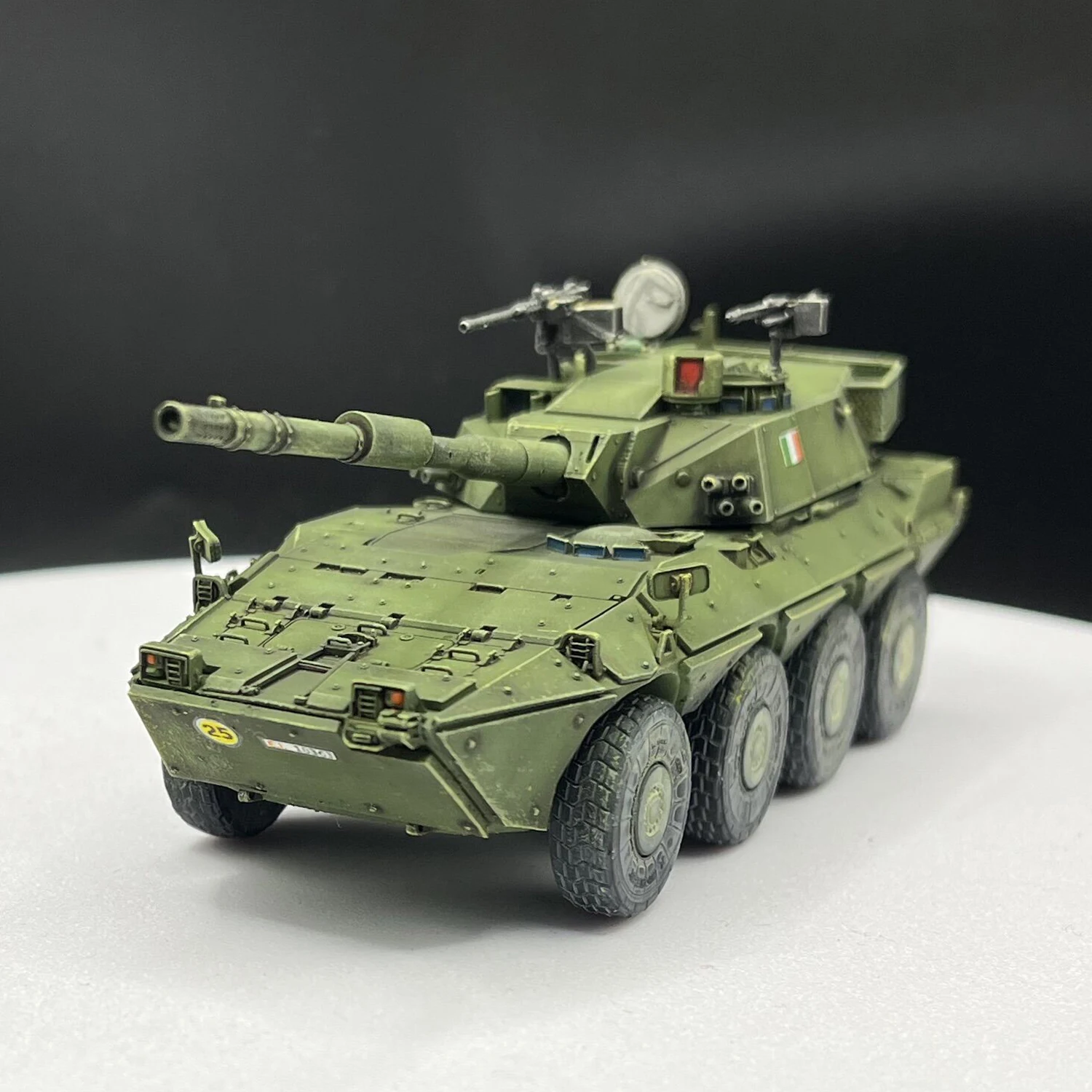 AM 1:72 Scale Resin Centaur Wheeled Tank Toys Cars Model 120mm/L45 Classics Nostalgia Collection Gifts Souvenir Static Display