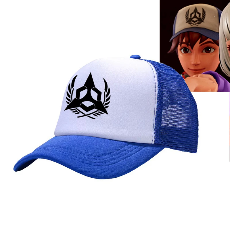 Reina Cosplay Zwart Gedrukt Hoed Cap Game Tekken 8 Kostuum Accessoires voor Vrouwen Meisjes Rollenspel Props voor Halloween Carnaval