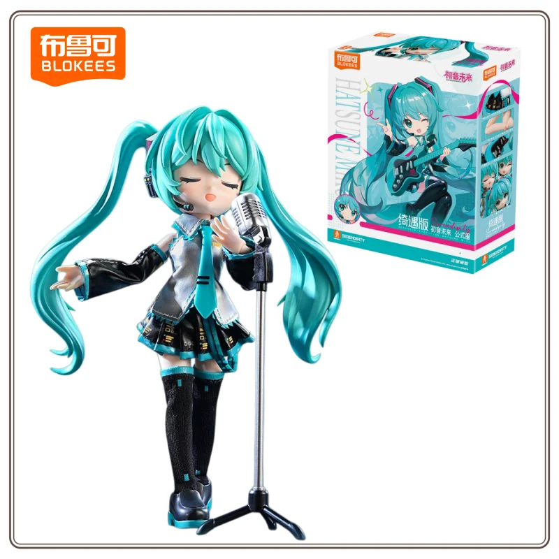 

New BLOKEES Block Man Charming Encounter Series Hatsune Miku Formula Clothing Splicing Toy Figurine Ornaments Holiday Gifts