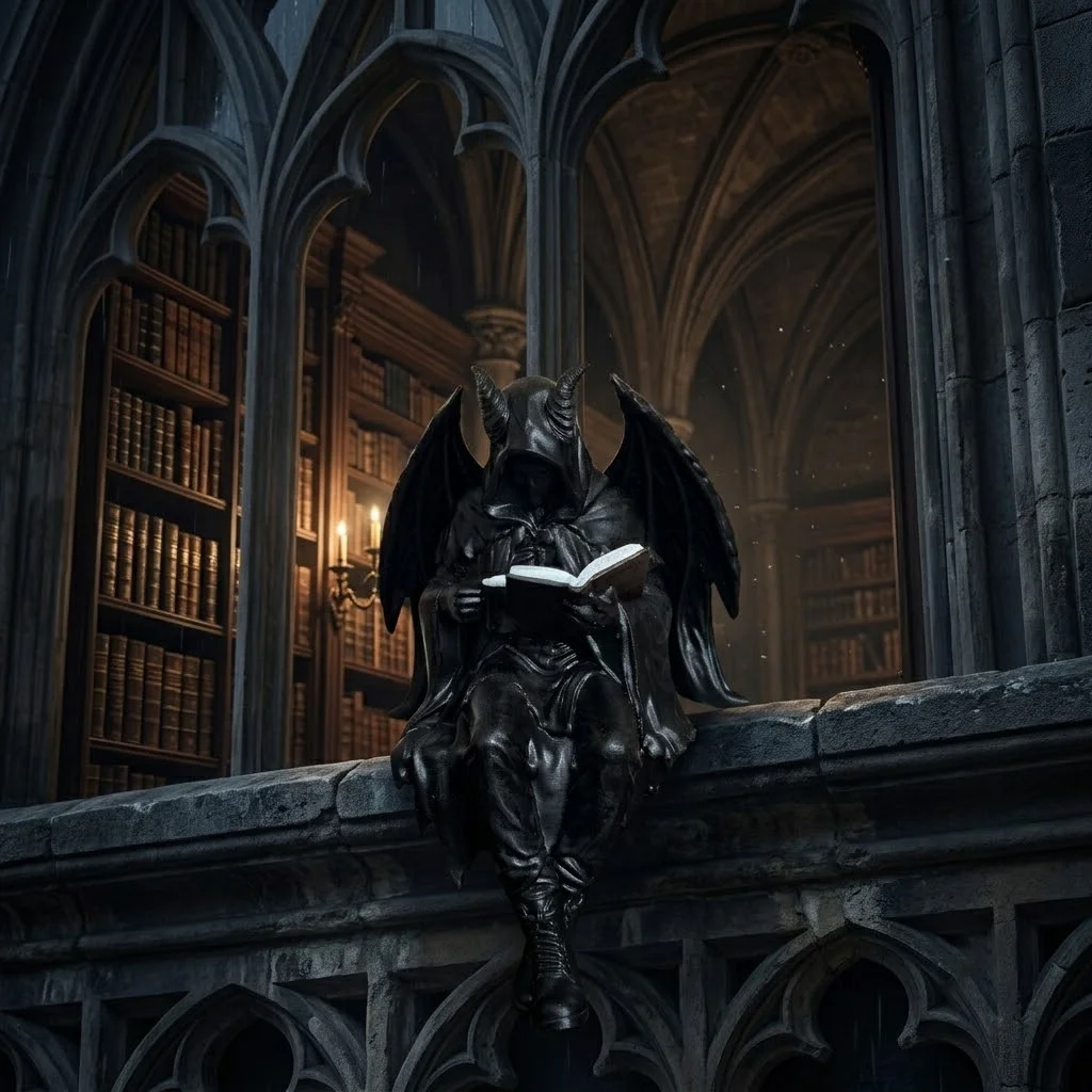 Gothic Grim Reaper Shelf Sitter Resin Statue Skeleton Hooded Cloak Edge Sitting Figurine Halloween Sculpture Desk Home Decor