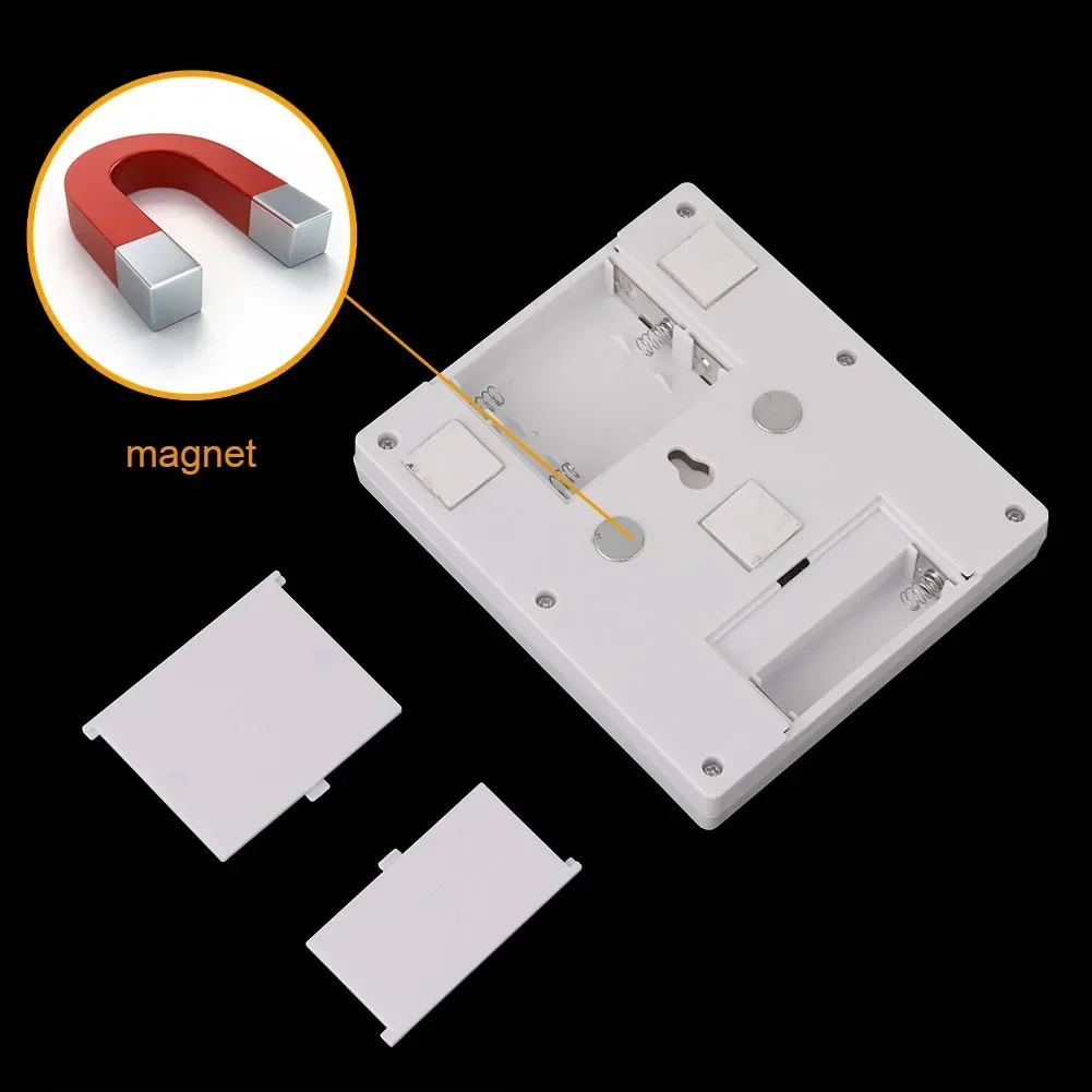 4 COBs LED Lamp Wall Light Battery Operated Cabinet Light Rotary Switch/Slide Switch Corridor Night Light with Magnet