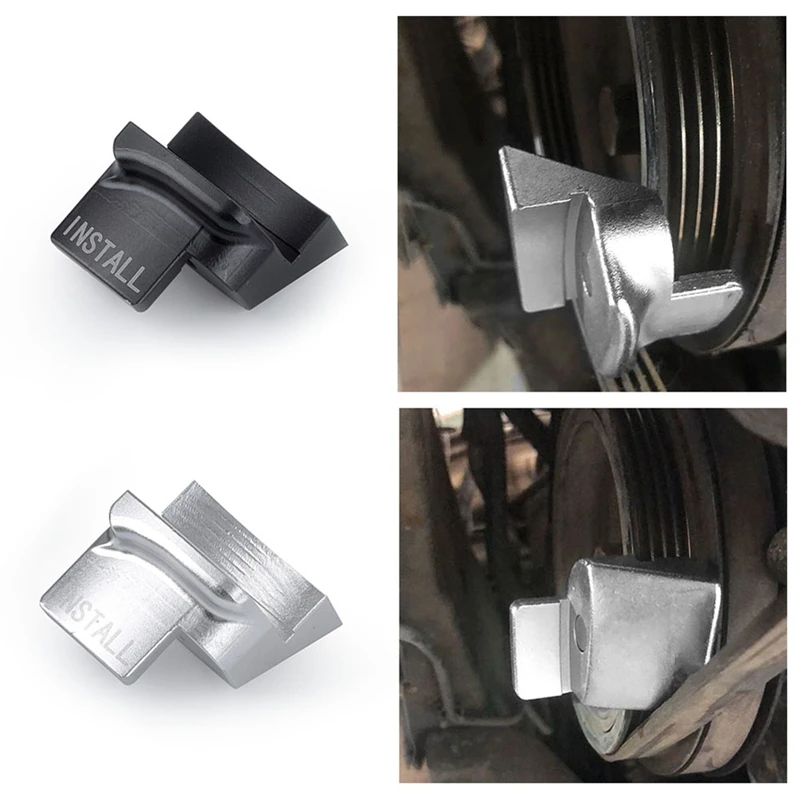 NCSMT Stretch Belt Service Set Remover Installer Tool Practical Compact One-Piece Design Repair Auxiliary Tool Silver