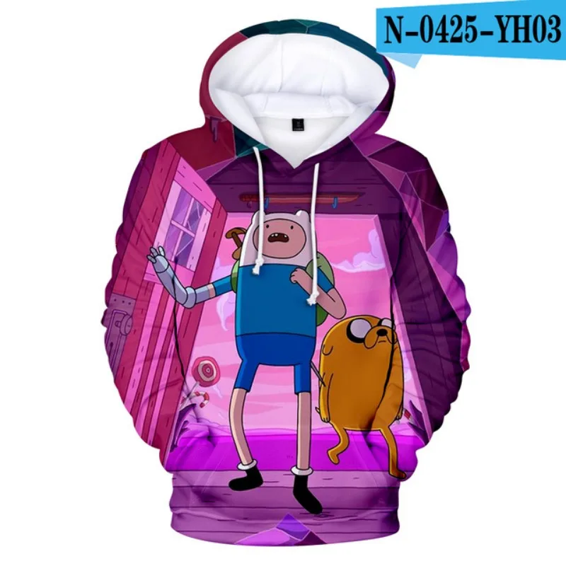 Hip Hop Popular Comfortable Adventure Time 3D Print Hoodies Sweatshirts Men/Women Sweatshirt Adult/Child Casual Pullovers