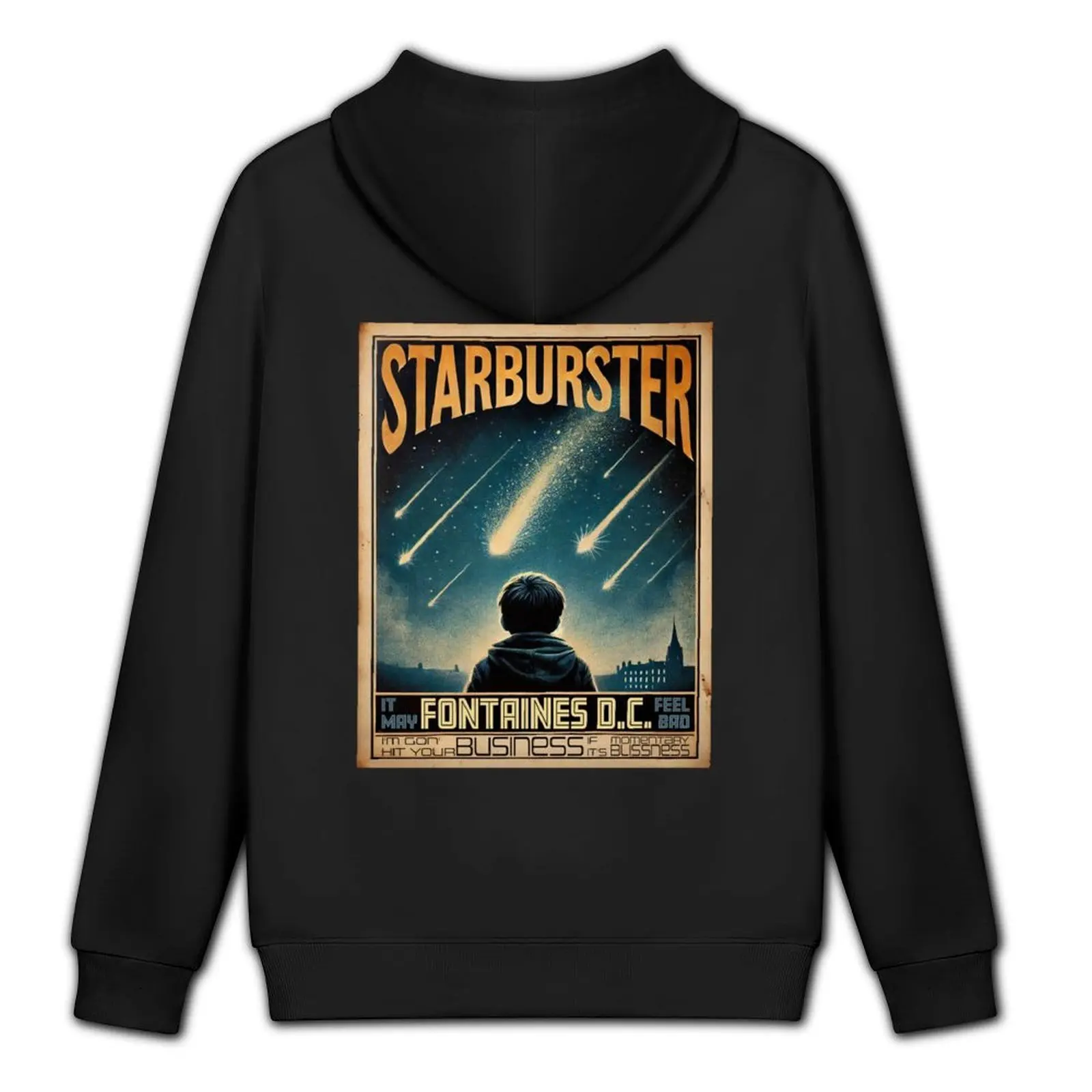 Starburster: Fontaines D.C. هوديي معطف رجالي سترة الخريف الرجال الملابس الرجالية الملابس الكورية مصمم هوديس