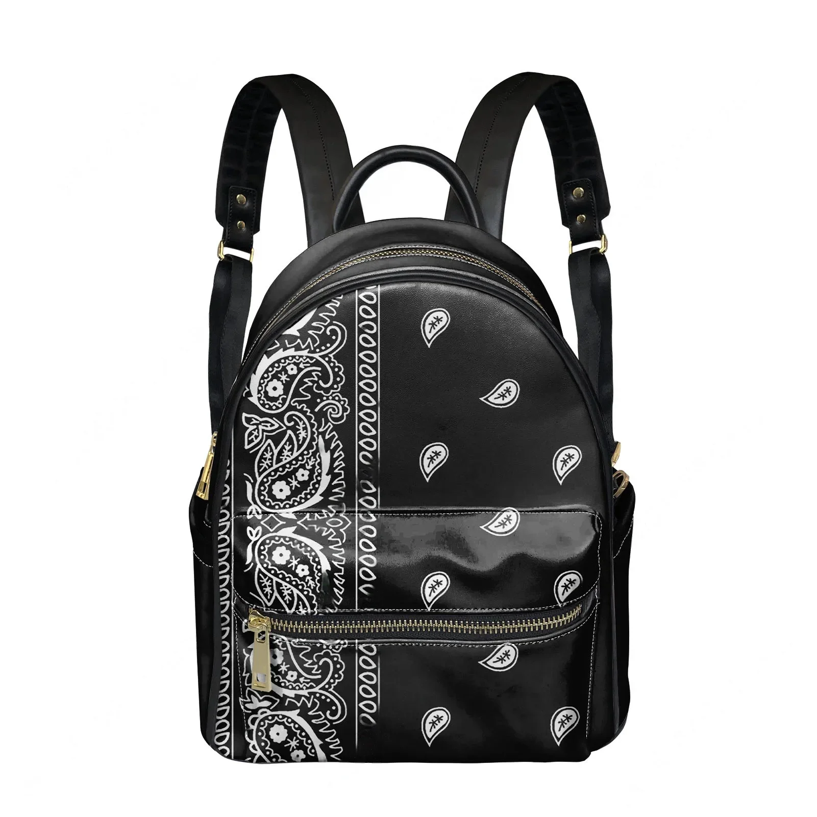 

Bandana Paisley Culture Design Backpack Womens Men Personalized Double Shoulder Bag Business Travel Bookbag Rucksack Daypack