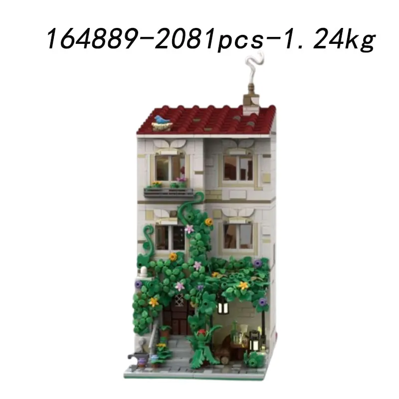 في المخزون اللبنات الجسيمات الصغيرة MOC-76402 81916 164889 150431 69556 لعبة بناء القلعة المعمارية الحديثة نموذج ثلاثي الأبعاد gi #4