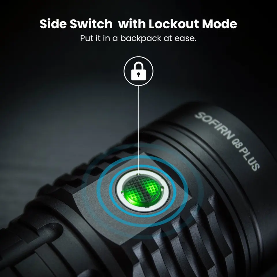 【新品未使用】SOFIRN Q8PLUS 懐中電灯 16000ルーメン Sofirn Q8 Plus 超強力 LED 懐中電灯 16000lm USB C 充電式 21700