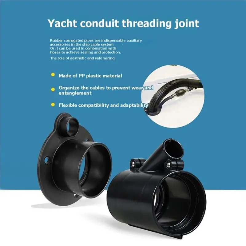 NEW HOT In Stock-Quick Assembly Outboard Motor Cable Grommet Marine Boat Grade Waterproof Seal Split Cable Gland