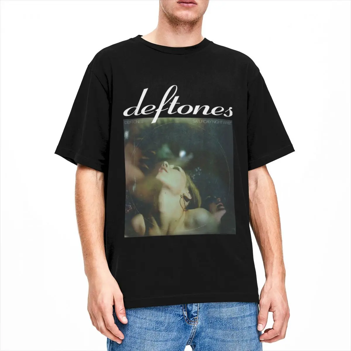 Men Women T-Shirt Deftones Band Logo Accessories Casual 100% Cotton Short Sleeve T Shirt Crewneck Clothes Plus Size