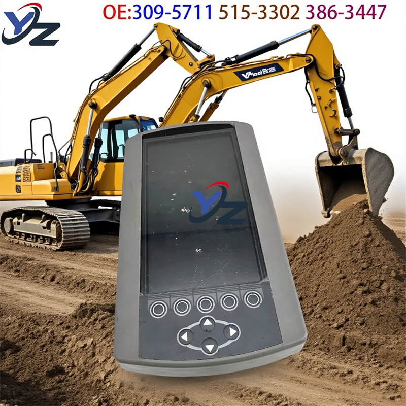 

309-5711 515-3302 386-3447 CAT Monitor Display Panel Fit CAT 320D2 320EL 329EL 329E 336E 336EL 349E 349EL 568FM Excavator