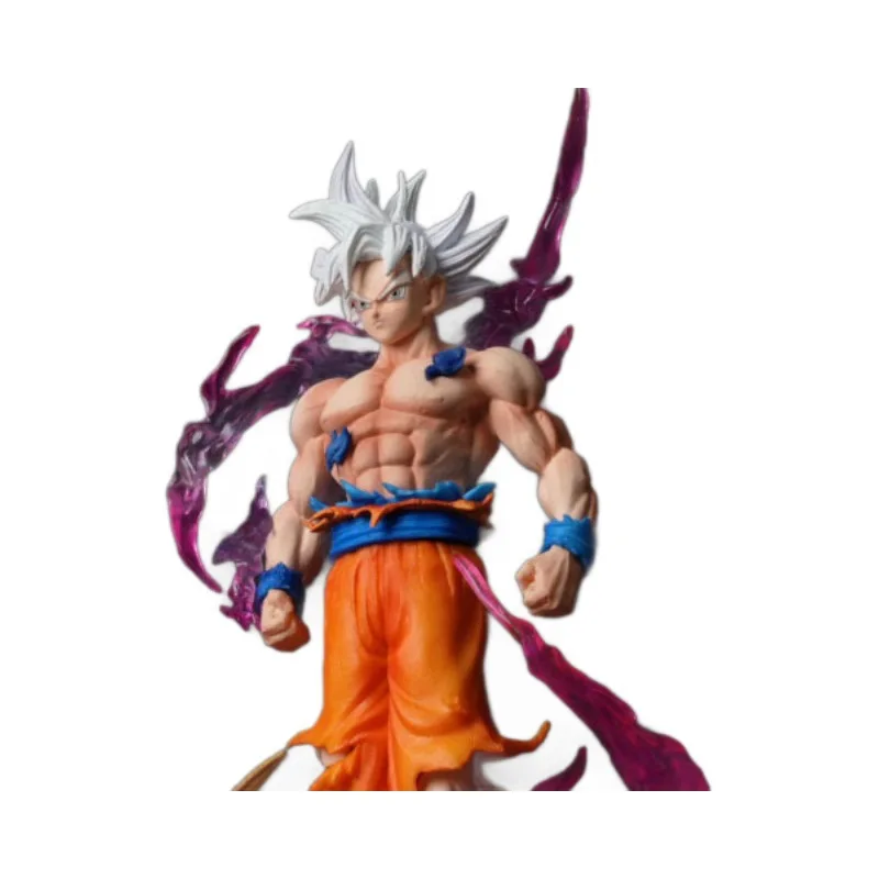

Dragon Ball Z Super Saiyan Ultra Instinct Goku and Gogeta LED Light Anime Action Figure Model Collectible Gift for Fans